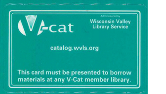 V-Cat library card photo